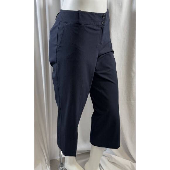 The Limited Collection Cropped Dress Pants, Navy Blue, Sz: 10, 74-11 - Picture 2 of 14